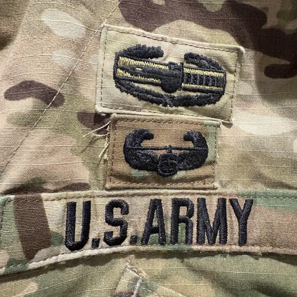 Propper Army Combat Uniform Coat Mens Large Multicam Camo Tactical Jacket LL - Picture 4 of 12